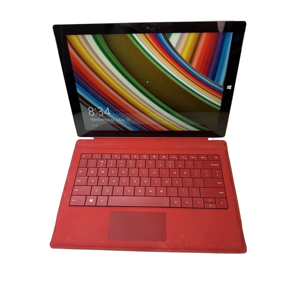 Microsoft Surface Pro 3 13.5" Touch i3-4GB RAM 64GB SSD W/Keyboard Tested/works